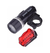 LUZ PARA BICICLETA DELANTERA Y TRASERA AJUSTABLE NS292218