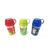 BOTELLA CHICA DE PLASTICO CON TAZA DE COLORES - comprar online