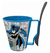 Imagen de TAZA PLASTICA VARIOS MOTIVOS CON CUCHARA