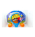 ARO DE BASQUET CON 2 PELOTAS