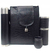 SET MATERO EN BOLSO CON TAPA COCODRILO NEGRO