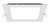 PLAFON LED CANDELA CUADRADO EMBUTIBLE LUZ CALIDA FRIA 18W - Bazar Mandarin