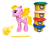 JUEGO DE MASAS Y MOLDES CON FORMA DE PONY 55153 en internet