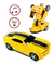 AUTO TRANSFORMER CON LUZ Y SONIDO AMARILLO - Bazar Mandarin