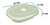 TAPER HERMETICO OVALADO COLOR PASTEL X3 20X14CM - comprar online
