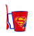 TAZA PLASTICA VARIOS MOTIVOS CON CUCHARA