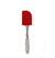 SPATULA DE SILICONA CON MANGO TRANSPARENTE 19CM