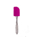 SPATULA DE SILICONA CON MANGO TRANSPARENTE 19CM - comprar online