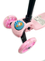 MONOPATIN SCOOTER 3 RUEDAS PLEGABLE CON LUZ VARIOS COLORES