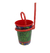 VASO DE PLASTICO CON BOMBILLA EXTERNA - Bazar Mandarin