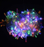 LUZ DE NAVIDAD LED MULTICOLOR CABLE TRANSPARENTE 9M X100