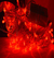 LUZ DE NAVIDAD LED ROJO CABLE TRANSPARENTE 9M X100