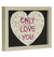 PIZARRA CON LENTEJUELAS ONLY LOVE YOU VGO MDF2128/LOVE