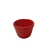 COPETINERO ROJO DE MELAMINA RAYADO 7.5X3.5CM - comprar online