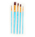PINCEL AZUL CON PELO NEGRO X5 - comprar online