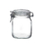 FRASCO DE VIDRIO CON TAPA HERMETICA 15X10.5CM - comprar online