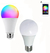 LAMPARA LED CANDELA 9W LUZ FRIA Y MULTICOLOR