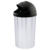TACHO DE BASURA SIMIL ACERO 10LT