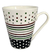 TAZA MUG DE CERAMICA CON LUNARES en internet
