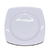 PLATO DE POSTRE DE MELAMINA CUADRADO BLANCO 20CM 1008-1