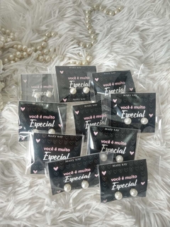 Tag com Brinco Mary Kay - Garagem Rosa MK