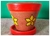 Vasinhos decorados , altura 12 cm , largura 14,5 cm peso 870 g. na internet
