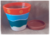 Vaso decorado, altura 18 cm, largura 20 cm. - comprar online