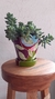 Vasinho decorado, Altura 10 cm , largura 12 cm