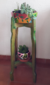 Suporte Cambará, Altura 74 cm, largura 33 cm.