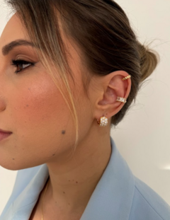 Piercing Cravejado Zirconias - Ladora Joias
