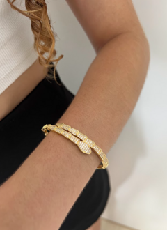 Bracelete Serpente Larga