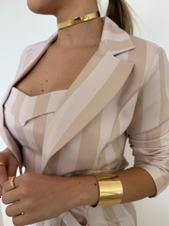Bracelete Dourado Liso - comprar online