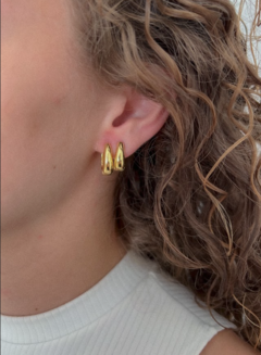 Dupla Argola Gota Lisa - comprar online