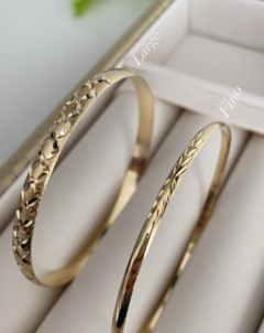 Bracelete Aro Diamantado 4mm - comprar online