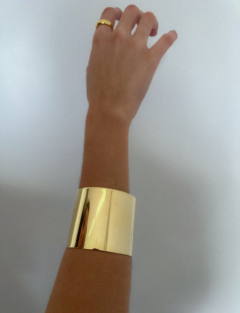 Bracelete Dourado Liso - loja online