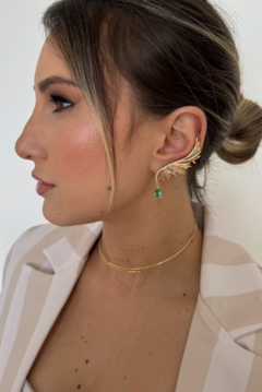 Brinco Earcuff Asas Colorida - comprar online