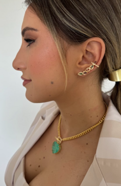 Brinco Earcuff Gotas Coloridas na internet