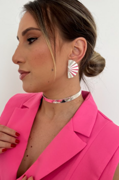 Brinco Prata Leque - comprar online