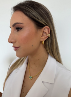 Piercing Cravejado 3 Fileiras - Ladora Joias