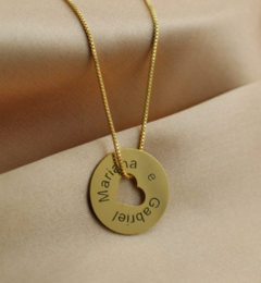 Colar Redondo Filhos Personalizado - comprar online