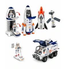 Set Espacial BL113 | Playset Espacial con Nave, Cohetes y Astronautas - comprar online