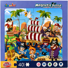 Rompecabezas Piratas Magnetic 40 Piezas BL9690 - comprar online