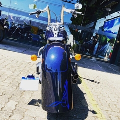 Imagem do Par Paralamas Longo com Aba Soldada Harley Davidson Fat Boy 2018 em diante