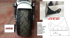 Kit paralamas curto Harley Davidson Vrod Banco solo estofado sem molas ,suporte lateral de placa suporte piscas - comprar online