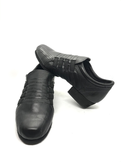 Zapatilla Elastizada Negra