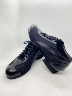 Zapatilla Pipa tela y cuero