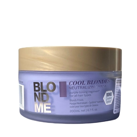 Máscara Capilar 200ml BlondMe Cool Blondes Neutralizante - Schwarzkopf Professional