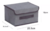 CAJA DE TELA BOGOTA - SMALL GRIS 26X20X16 - comprar online