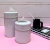 SET DE LATAS BLANCO/NEGRO/ROSA - comprar online