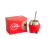 MATE PAMPA TORPEDO BOCA CERRADA C/BOMBILLA ROJO